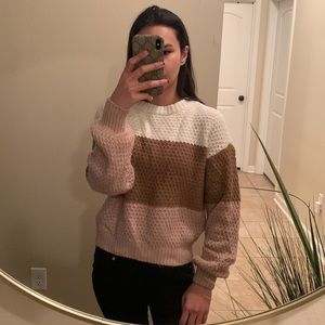 Abercrombie & Fitch Waffle Knit Sweater